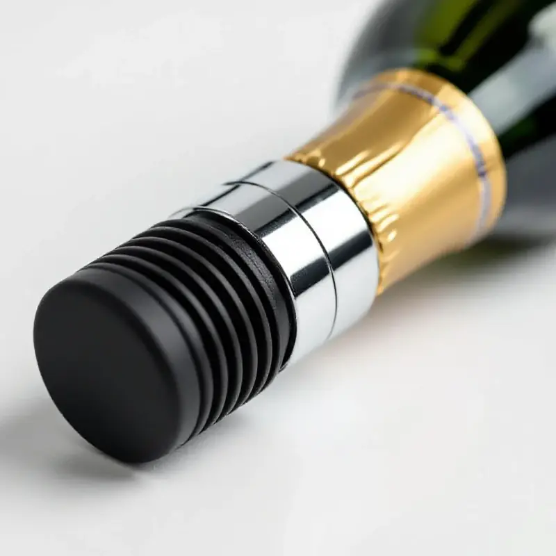 Champagne bottle stopper plug