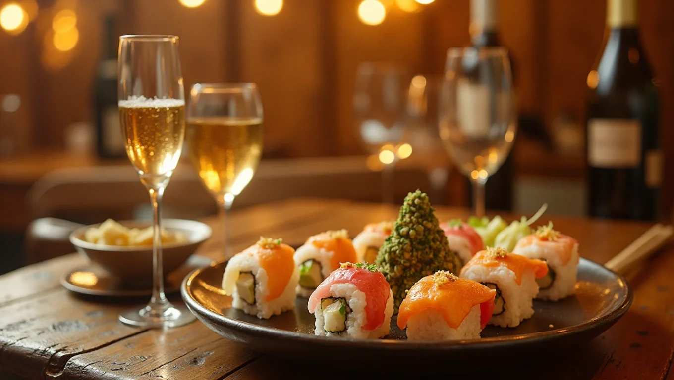 Accord champagne et sushi : fusion franco-japonaise