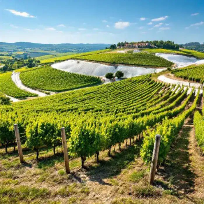 Grand Cru champagne vineyard landscape