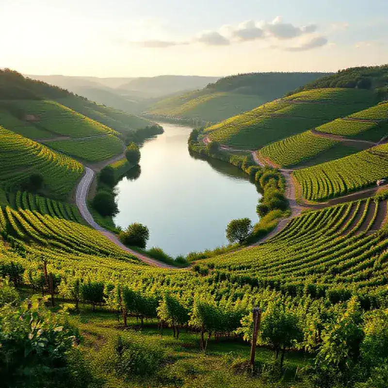 Vallée de la Marne vineyard landscape