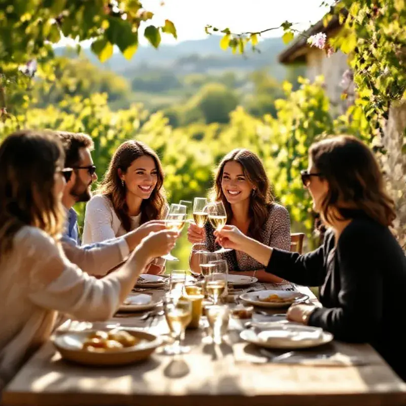 Intimate champagne tasting experience at a small estate domaine