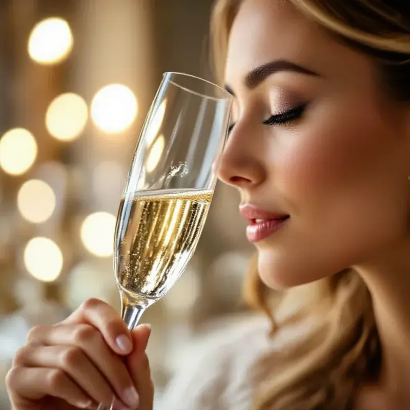 Professional champagne olfactory analysis