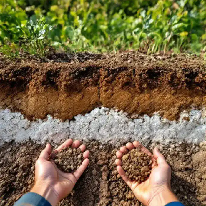 Clay and limestone soil profile of the Côte des Bar